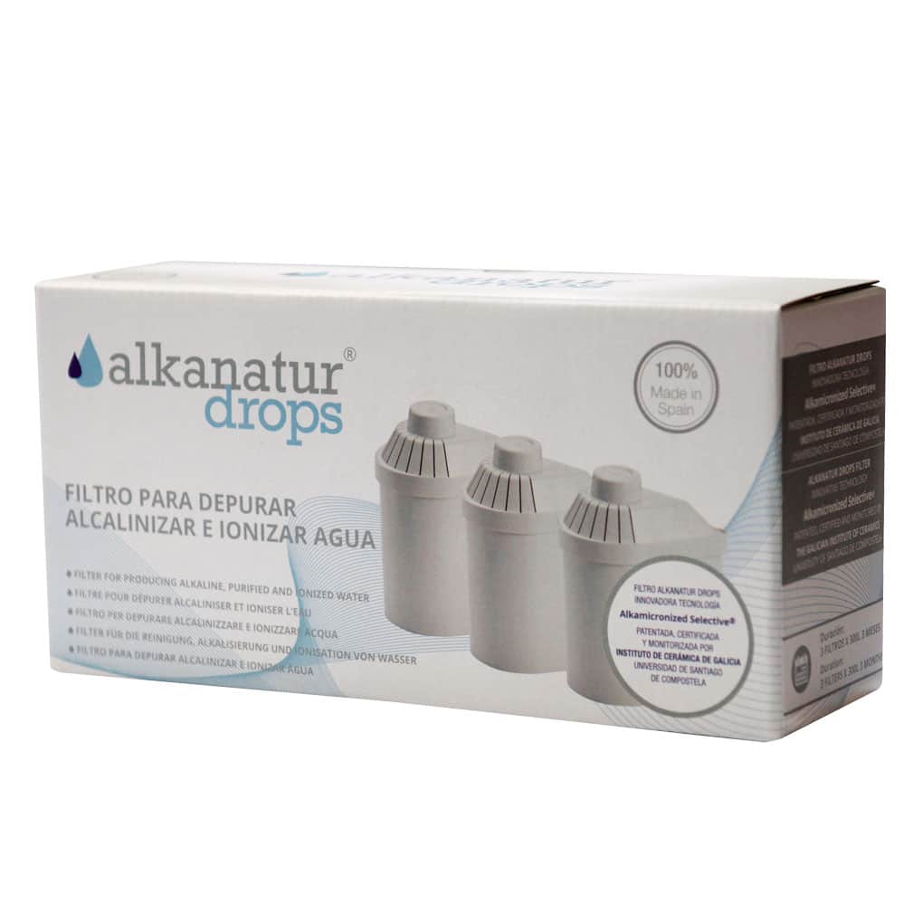 Alkanatur Drops - Pack 3 Filtros para jarra