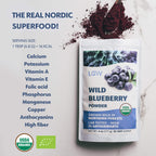 Mirtilos Selvagens em Pó - Wild Blueberry Powder - 171g