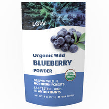 Carregar imagem no visualizador da galeria, Mirtilos Selvagens em Pó - Wild Blueberry Powder - 171g
